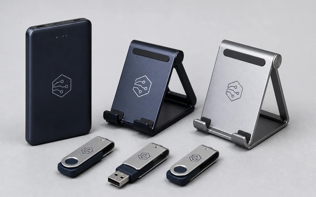 Промо гаджеты power bank USB и подставки для телефона